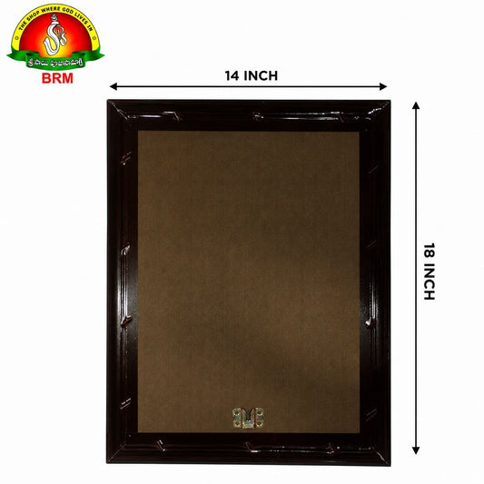 Lord Venkateswara Swamy Matte Finish Photo Frame – 14 × 18 Inch