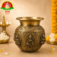 Brass Antique Ashta Lakshmi Lota – Sacred Pooja Kalash for Prosperity & Divine Blessings