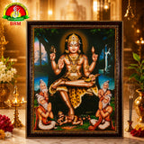 Lord Dakshinamurthy Matte Finish Photo Frame – 14 × 18 Inch