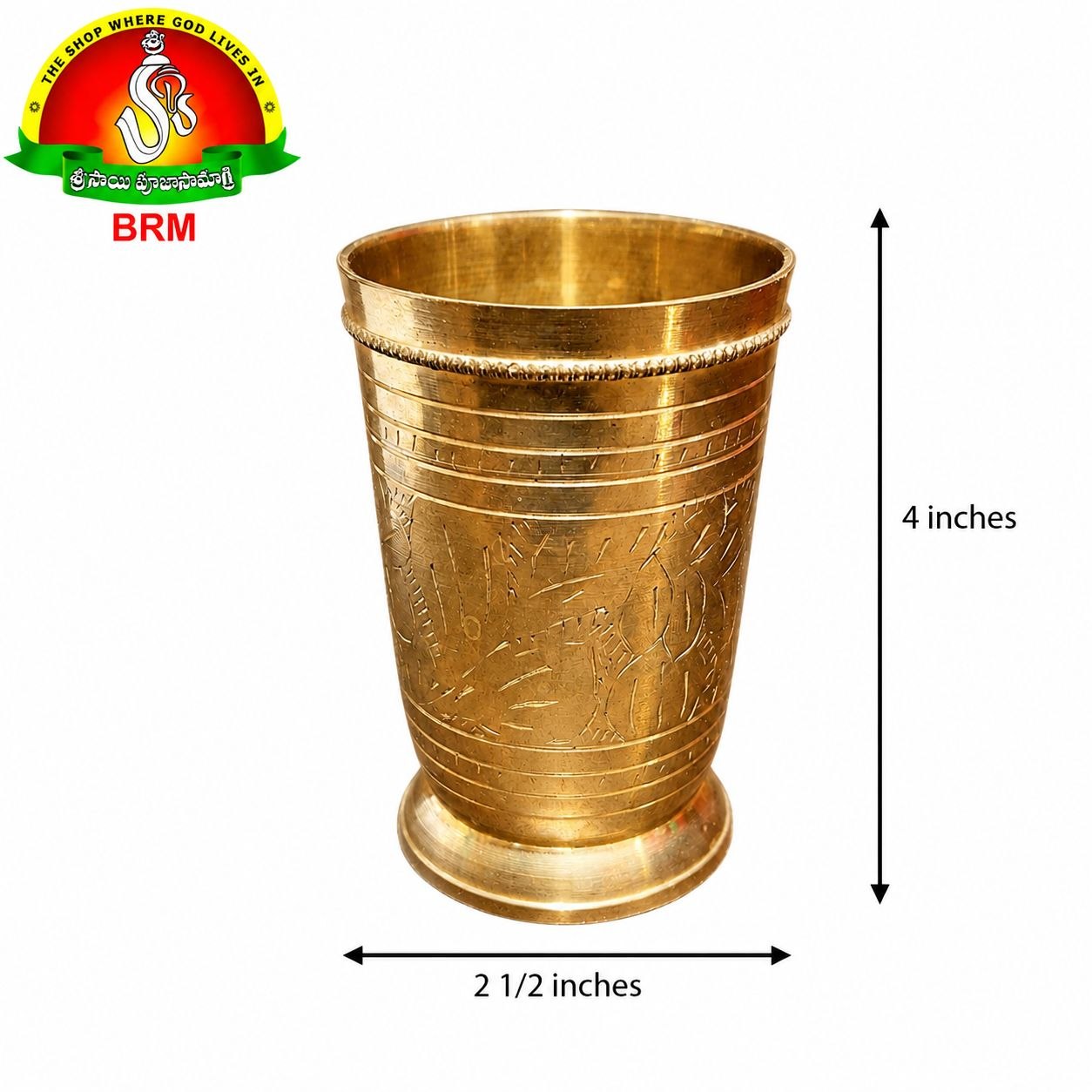 Brass Design Glass