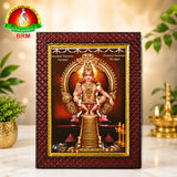 Lord Ayyappa Swamy Matte Finish Photo Frame – 8 1/2 × 6 1/2 Inch