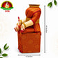 Varalakshmi Devi Idol Body Stand with Red Saree & Gold Border | Ammavari Alankaram Wooden Peeta Stand