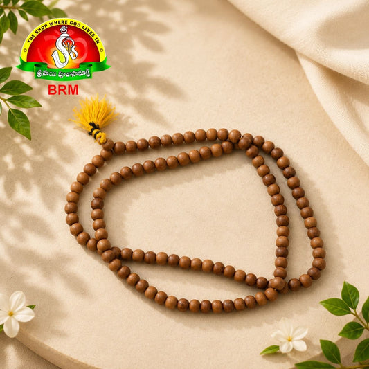 Original Pure Sandalwood Mala 108 Beads 8mm Certified