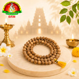 Original Pure Sandalwood Mala 108 Beads 7mm Certified