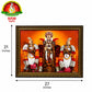 Mat Finish Balaji Padmavathi Alivelu Manga Photo Frame