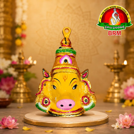 Varahi Mata Face Idol for Wall Decor – 7 x 5 Inches | Divine Hindu Goddess Face for Home Temple & Pooja Decor
