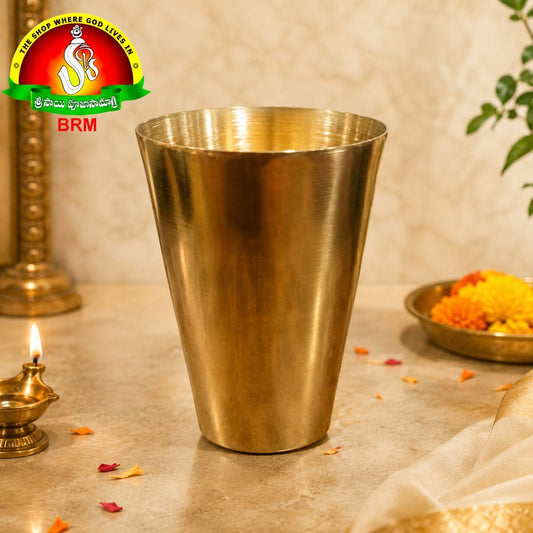 Brass Pooja Glass