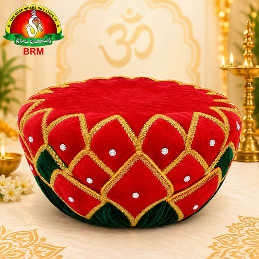 Fiber Lotus Stand for Ammavari Pooja | Decorative Goddess Alankaram Peeta