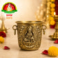 Brass Antique Balaji & Lakshmi Design Glass – Premium Spiritual