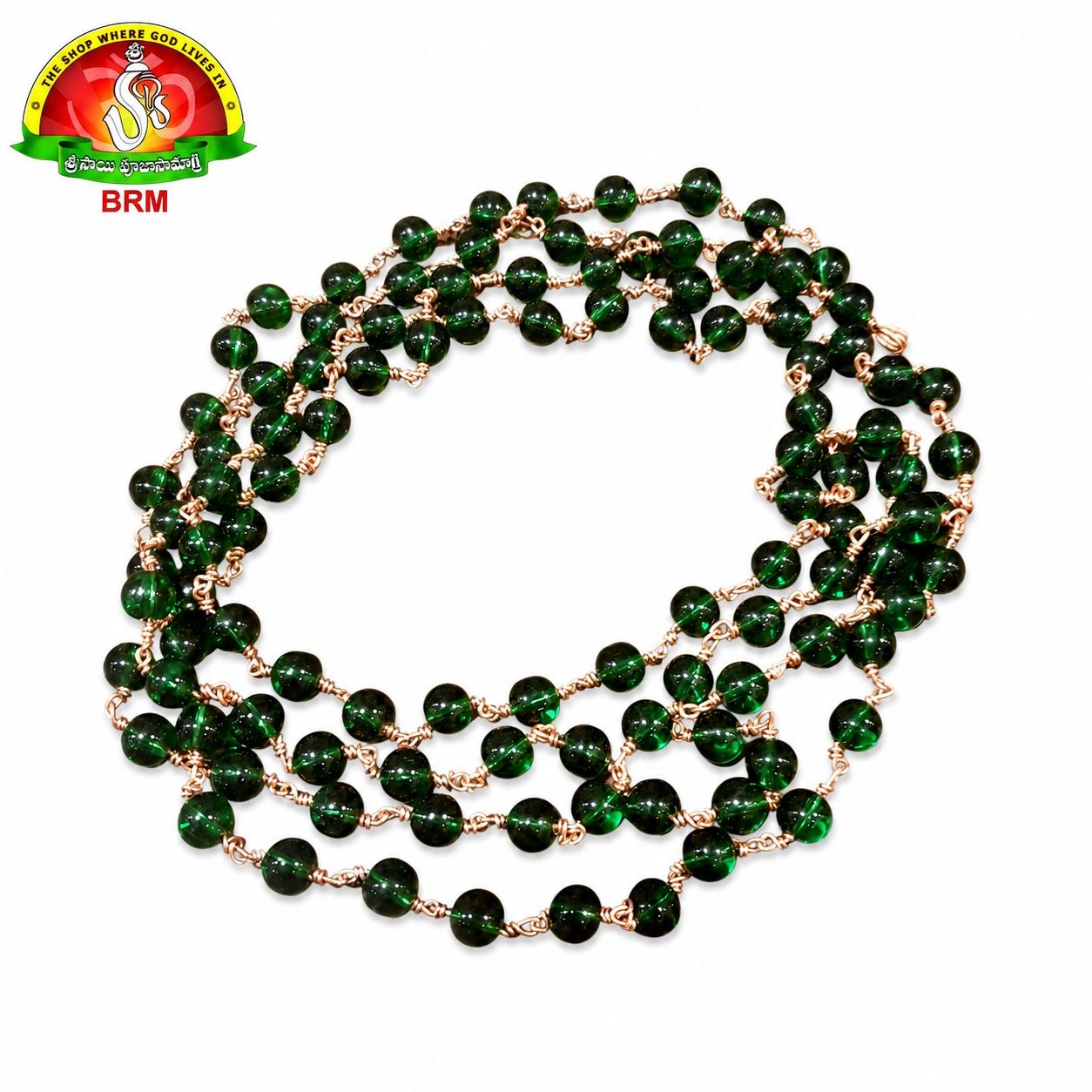 Varahi Diksha Mala Green Colour | Sacred Devotional Mala for Varahi Devi Worship & Diksha