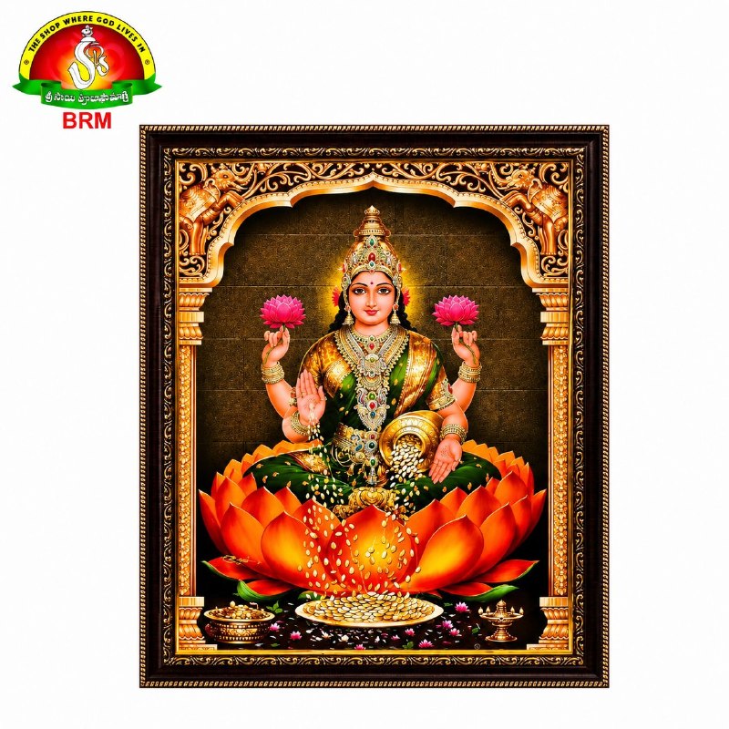 Divine Goddess Lakshmi Devi Photo Frame