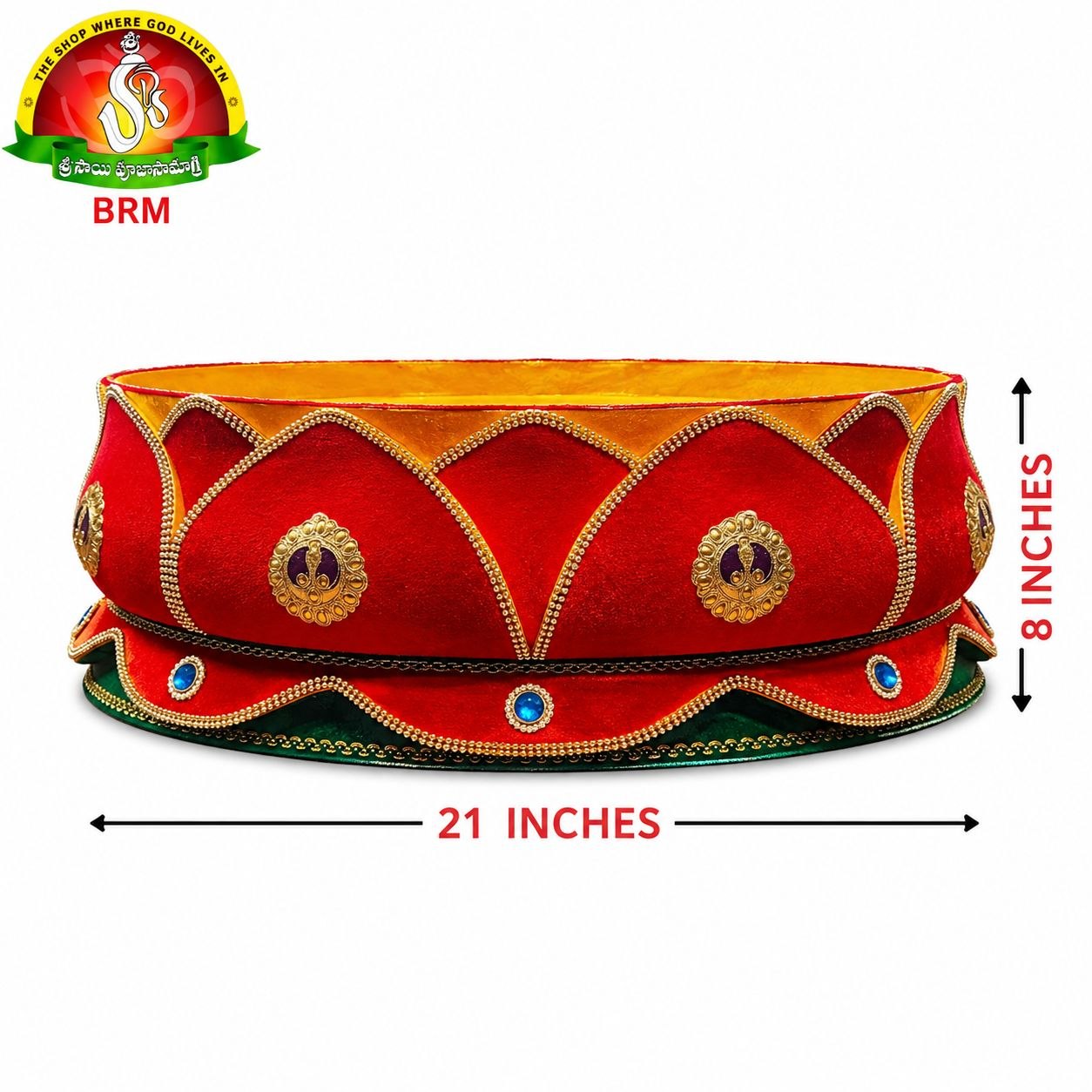 Thermocol Ammavari Pooja Lotus Stand | Decorative Lotus Peeta for Goddess Alankaram