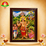 Veerabhadra Swamy Matte Finish Photo Frame – Waterproof (14×10 Inch)
