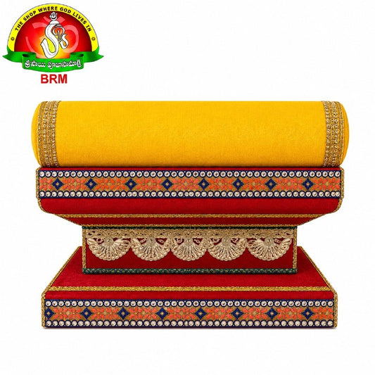 Premium Fancy Velvet Simhasanam Sofa for Varalakshmi Vratham