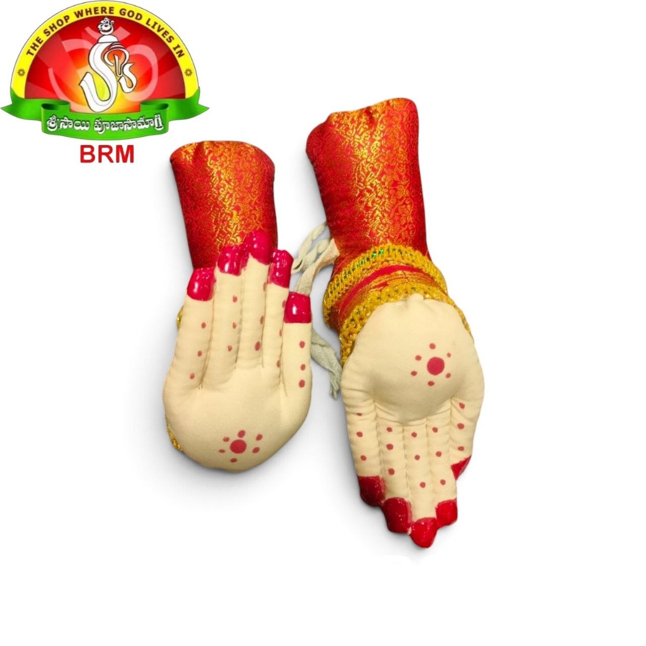 Cotton Fabric Goddess Hands & Legs Set | Varalakshmi Devi & Gowri Doll Alankaram