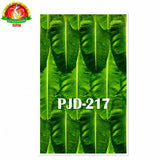 Arati Aakulu (Banana Leaves) Pooja Backdrop Cloth | Traditional Devuni Decoration | 5×8 Feet