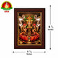 Lakshmi Devi Matte Finish Photo Frame 8.5 x 6.5 Inch – Premium Devotional Wall & Home Temple Frame