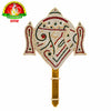 Brass Shanku Chakra Haram with Stone Work | Balaji & Maha Vishnu Devotional Ornament | Large & Small Sizes