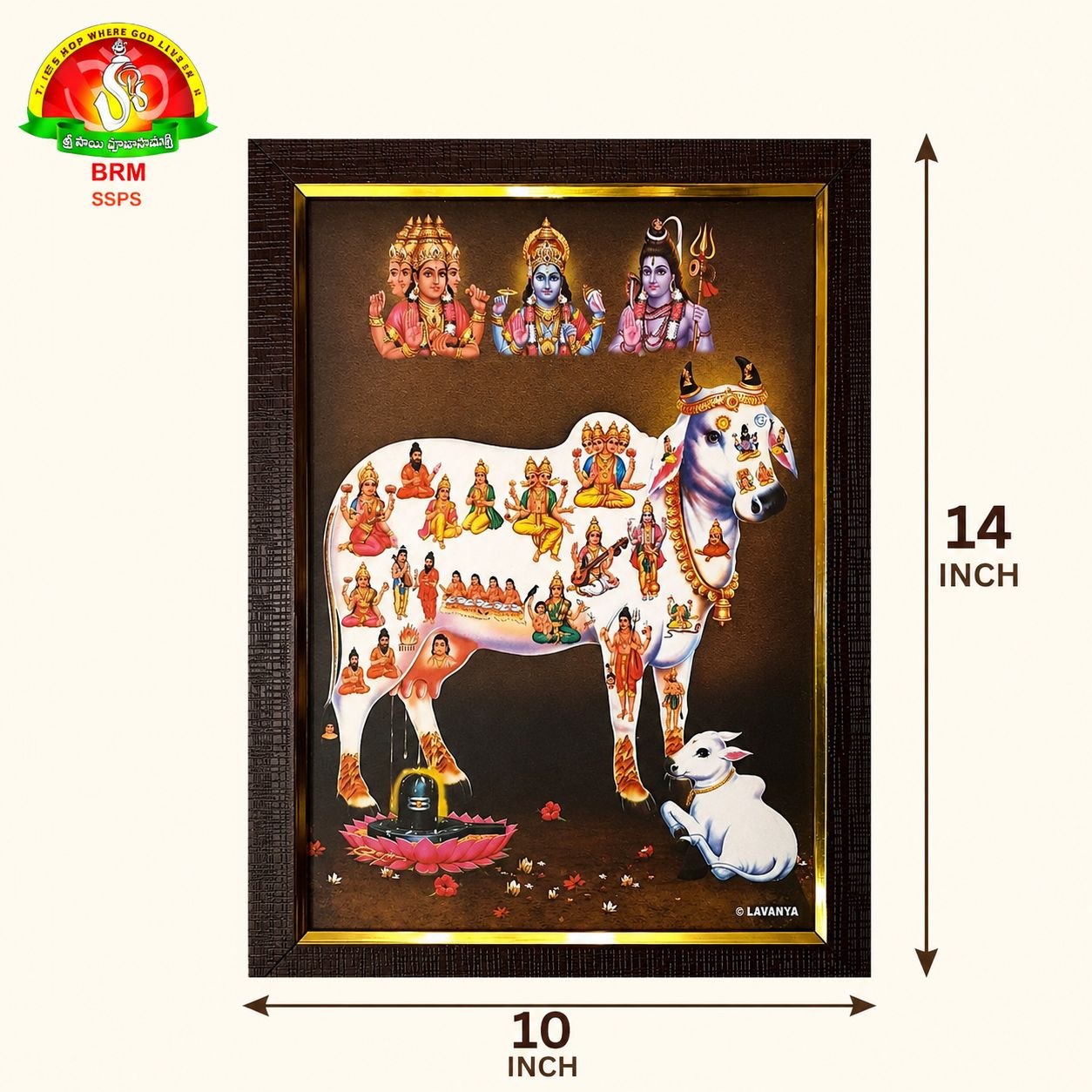 Gow Matha Matt Finish Photo Frame – Waterproof & (14×10 Inch)