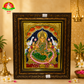 Premium Tanjavur Lakshmi Photo Frame – Traditional 24-Carat Gold Painting