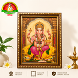 Lord Ganesha Matte Finish Photo Frame – 6 × 8 Inch