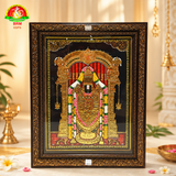 Premium Tanjavur Balaji Photo Frame – 30 × 24 Inch Traditional 24-Carat Gold Painting