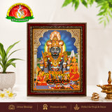 Lord Mallanna (Mallikarjuna Swamy) Matte Finish Photo Frame – 6 × 8 Inch