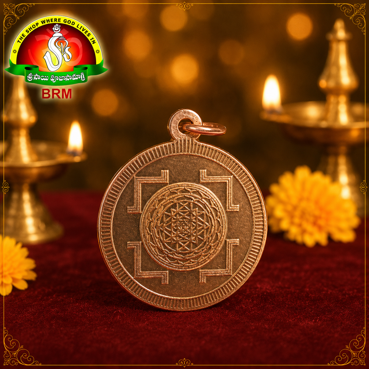 Premium Copper Varahi Locket | Goddess Varahi Mata Pendant for Devotional Use
