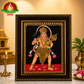 Premium Tanjavur Hanuman Photo Frame – Traditional 24-Carat Gold Painting