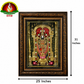 Premium Tanjavur Balaji & Lakshmi Devi Photo Frame – 31 × 25 Inch Traditional 24-Carat Gold Painting