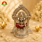 Pure Silver Plated Lakshmi Devi Idol for Pooja & Temple Decor