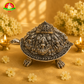 Pure Silver Plated Sri Chakram on Tortoise with Ashta Lakshmi for Vastu & Prosperity