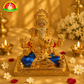 Pure Gold Plated Lord Ganesha Idol for Pooja & Spiritual Decor