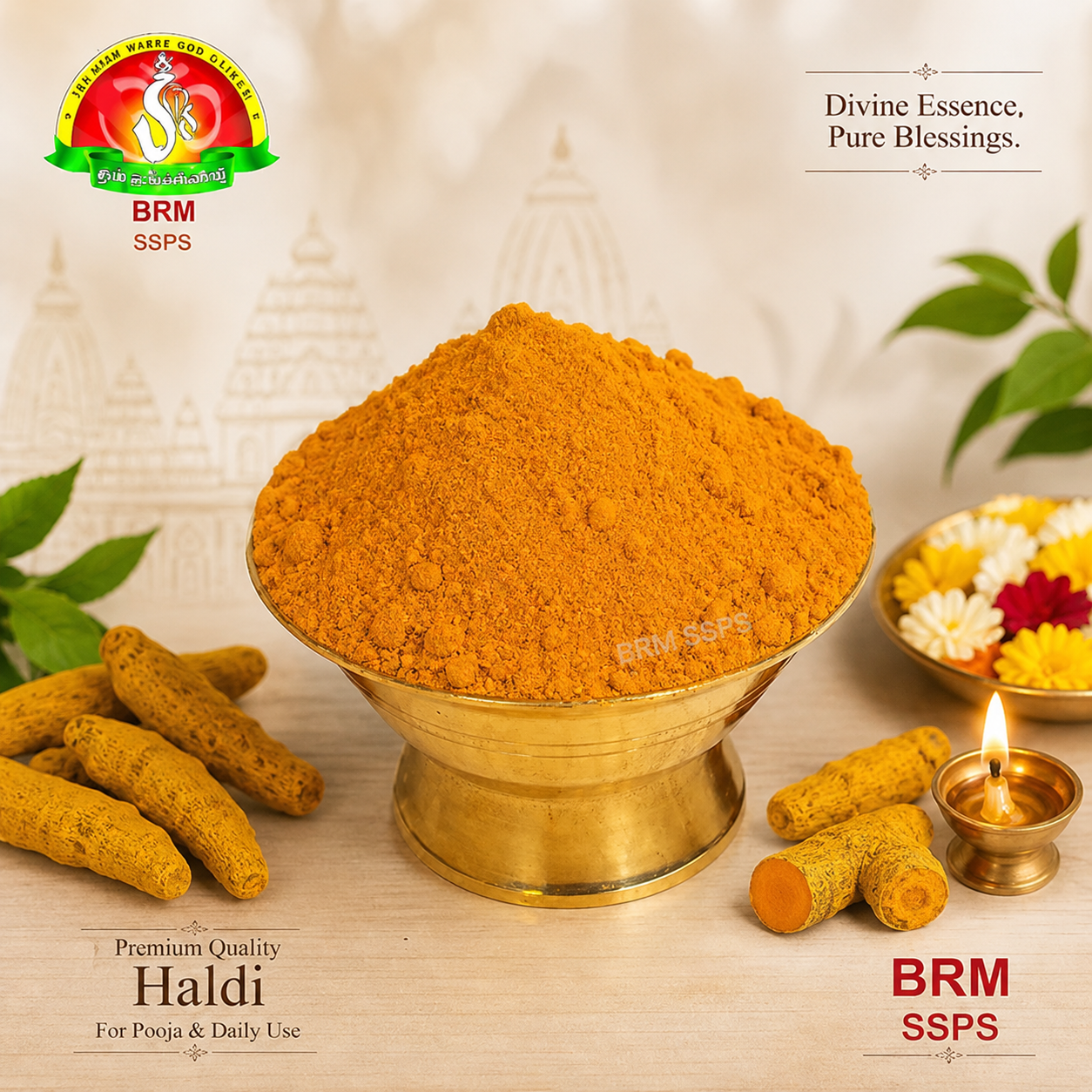 Pure Pasupu (Turmeric Powder) for Pooja – Pavithram & Swacham
