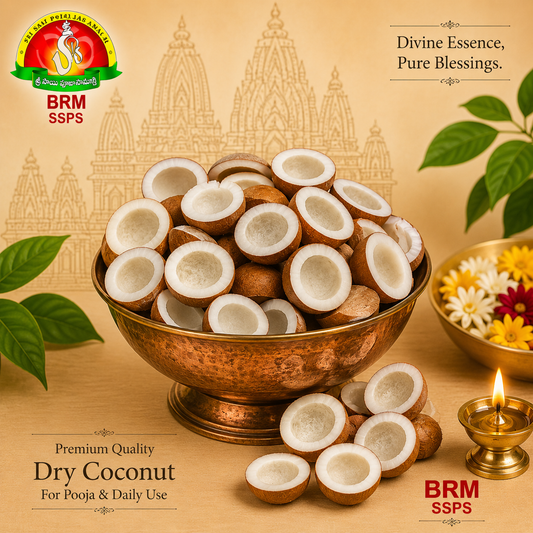 Natural Dry Coconut Pieces for Pooja – Fresh Kopra