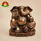 Premium Black Metal Ganapathi Idol –18inch Elegant Large Ganesha Statue for Home Décor & Pooja