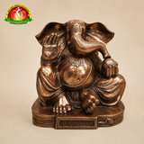 Premium Black Metal Ganapathi Idol –18inch Elegant Large Ganesha Statue for Home Décor & Pooja
