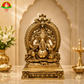 Premium Pure Brass Powder Ganesh Idol –14inch Elegant Spiritual Statue for Home Temple