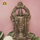 Premium Black Metal Balaji Idol –12inch Elegant Tirupati Balaji Statue for Home Décor & Pooja