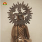 Premium Black Metal Buddha Idol –15inch  Elegant Spiritual Home Décor Statue