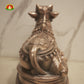 Premium Black Metal Nandhi Idol – 14inch Sacred Nandi Statue for Home Décor & Pooja