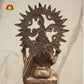 Premium Black Metal Lakshmi Devi Idol – Elegant Goddess Statue for Home Décor & Pooja