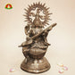 Premium Black Metal Saraswati Devi Idol –15inch Elegant Goddess Statue for Home Décor & Pooja