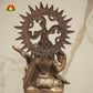 Premium Black Metal Saraswati Devi Idol –15inch Elegant Goddess Statue for Home Décor & Pooja