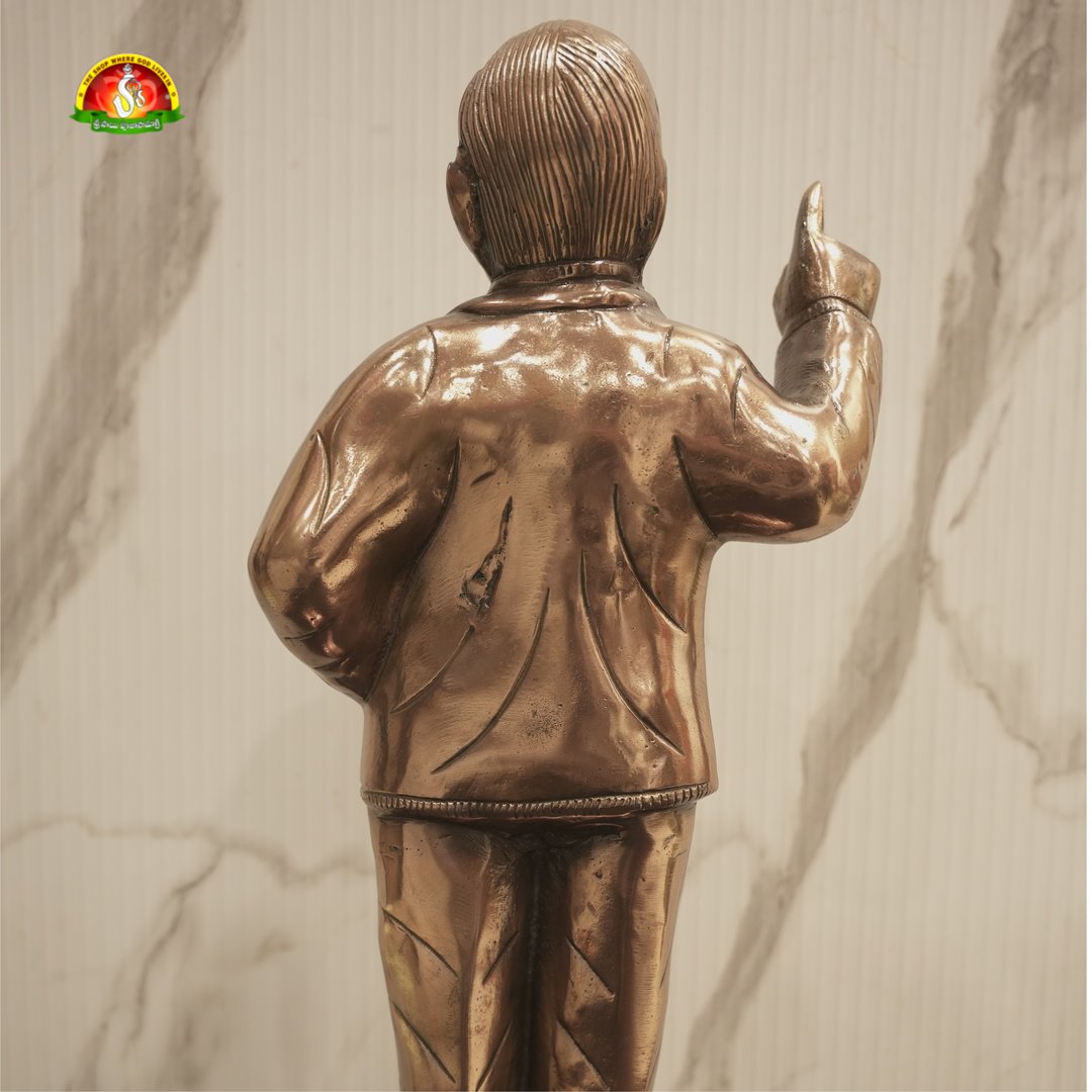Premium Black Metal Dr. B. R. Ambedkar Idol – 21inch Elegant Decorative Statue for Home & Office