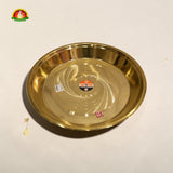 Premium Brass Thambalam No.18 – Traditional Pooja & Serving Plate