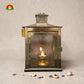 Premium Glass Box Deepam Stand – Elegant Protective Lamp Holder for Pooja