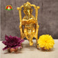 Premium Metal Chair Ganesh Idol – Elegant Ganesha Statue for Home Décor & Pooja