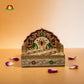 Decorative Meenakari Singhasan for Home Temple