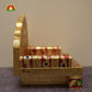 Meenakari Simhasanam for God Idols, Home Temple & Pooja Decor